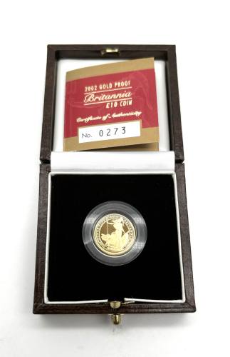 1/10 oz Gold Proof Britannia Coin Boxed