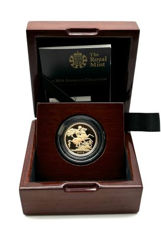 2014 Gold Proof Sovereign Coin