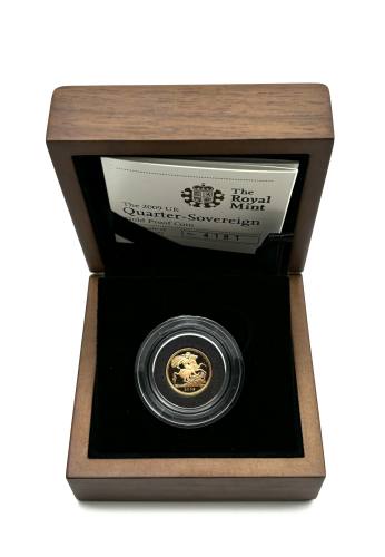 2009 Gold Proof Quarter Sovereign Boxed