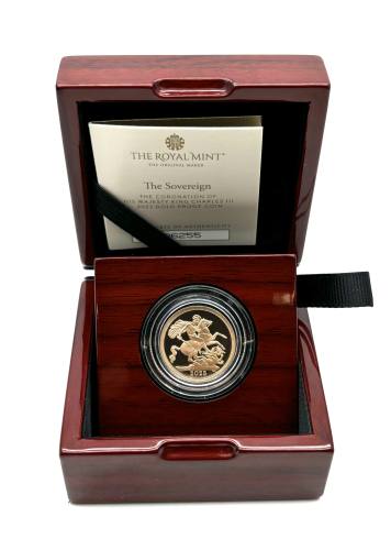 2023 Gold Proof Sovereign Coin Boxed
