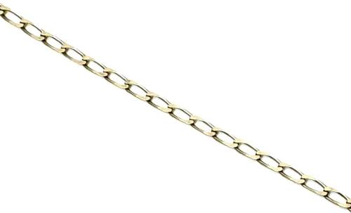 9ct Yellow Gold Curb Anklet Chain
