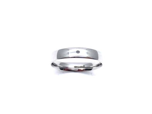 Paltinum Plain Wedding Ring 4mm