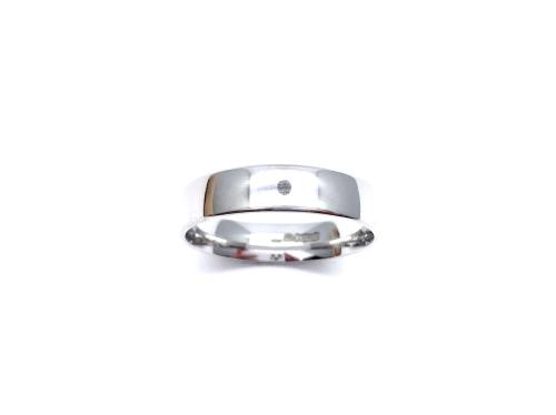 Platinum Plain Wedding Ring 5mm