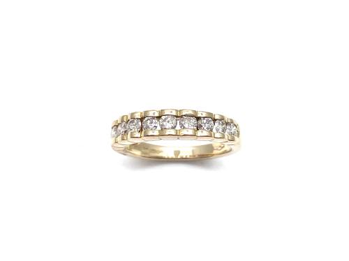 14ct Yellow Gold Diamond Eternity Ring