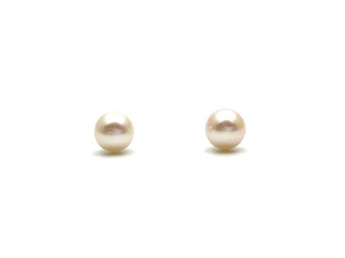 9ct Yellow Gold Fresh Water Pearl Studs 6mm