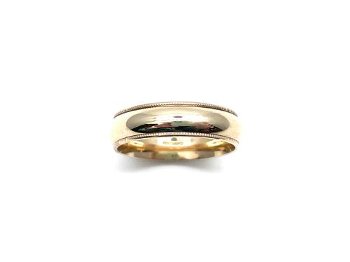 9ct Yellow Gold Wedding Ring 4.5mm