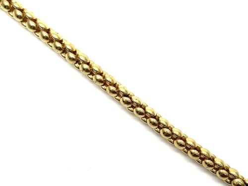 18ct Yellow Gold Fancy Link Bracelet
