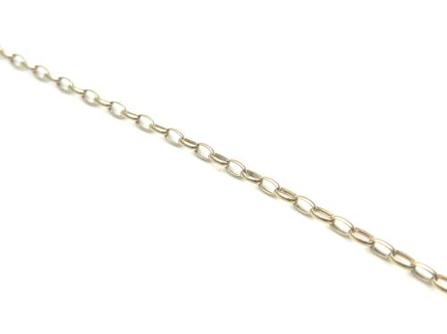 9ct Yellow Gold Belcher Anklet