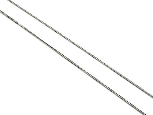 9ct White Gold Fine Curb Chain