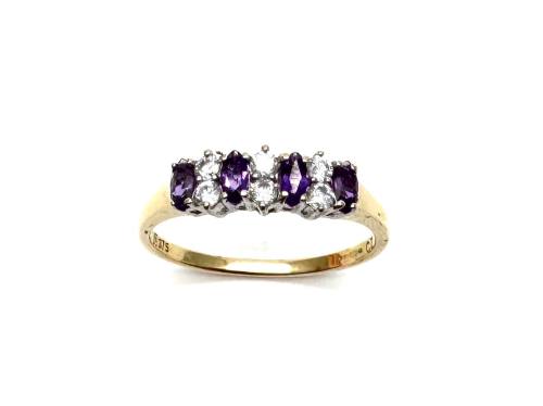 18ct Yellow Gold Ruby & Diamond Ring