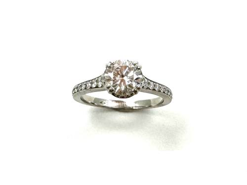 Platinum Diamond Solitaire Ring