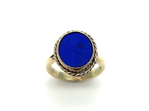 9ct Yellow Gold Lapis Lazuli Ring