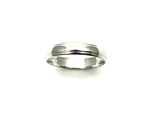 Platinum Patterned Wedding Ring