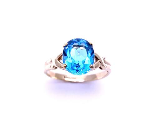 9ct Yellow Gold Apatite Solitaire Ring