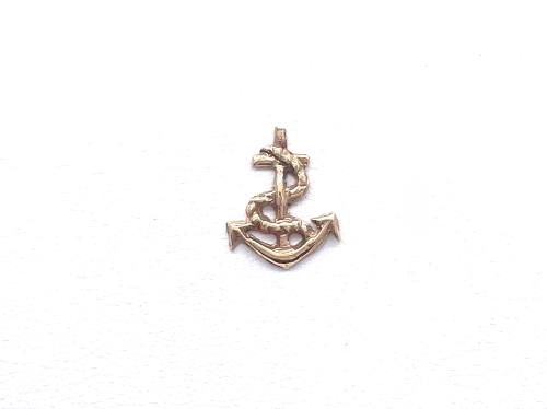 9ct Yellow Gold Anchor Tie Pin