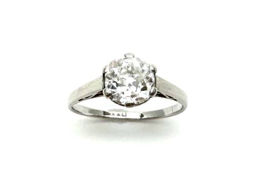 Platinum Diamond Solitaire Ring