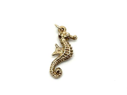 9ct Yellow Gold Seahorse Charm