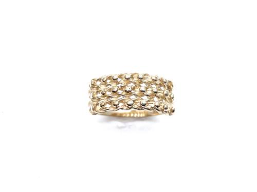 9ct Yellow Gold Keeper Ring