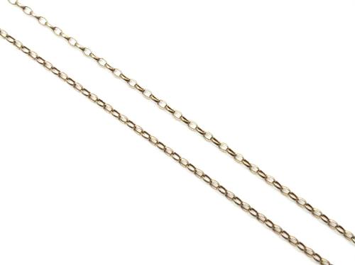 9ct Yellow Gold Fine Belcher Chain