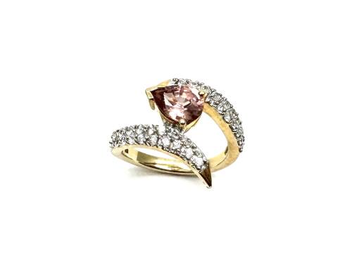 9ct Tourmaline & Zircon Ring