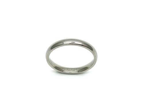 Titanium Polished Ring 3mm