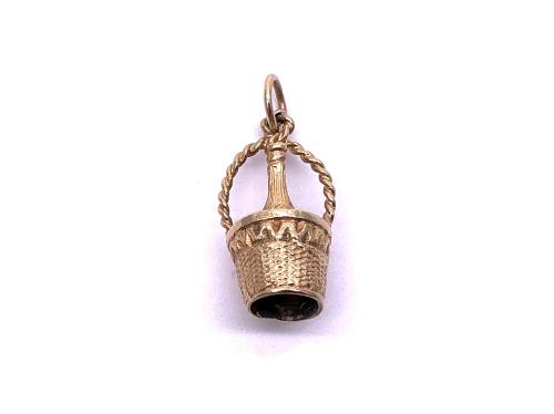 9ct Yellow Gold Champagne Bucket Charm