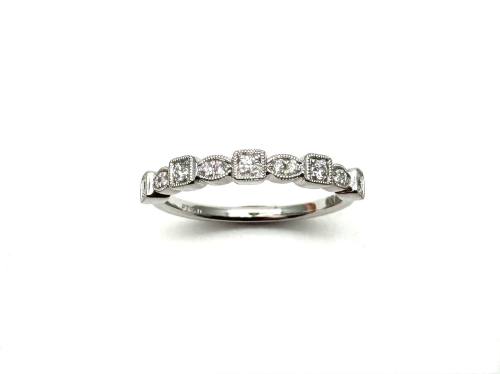 Platinum Diamond Eternity Ring 0.17ct