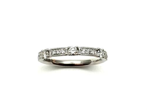 Platinum Diamond Eternity Ring 0.37ct