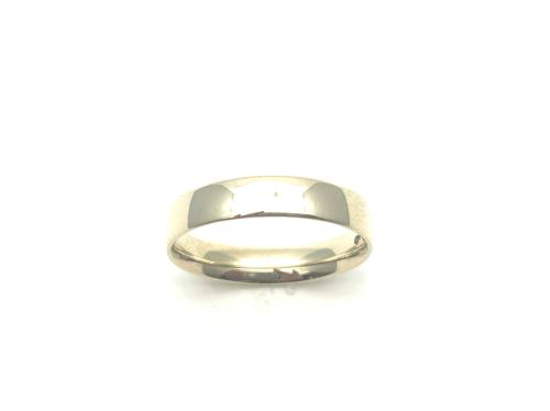 9ct Yellow Gold Slight Court Wedding Ring 5mm