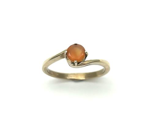 9ct Yellow Gold Feldspar Solitaire Ring