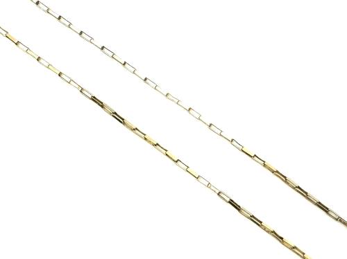 9ct Yellow Gold Paperclip Chain