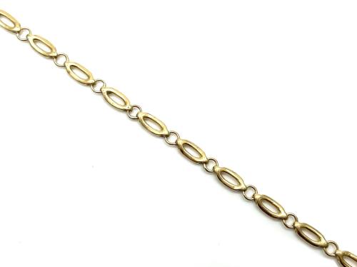 9ct Yellow Gold Fancy Link Bracelet