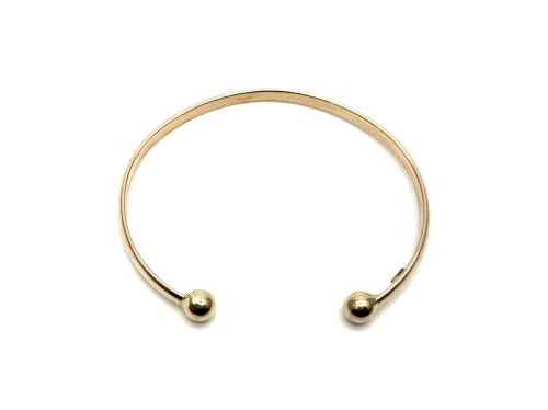 9ct Yellow Gold Torque Bangle