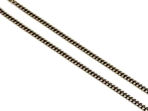 9ct Yellow Gold Curb Chain 24 Inch