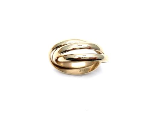 9ct Yellow Gold Russian Wedding Ring