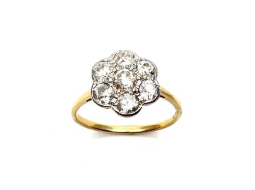 18ct Diamond Cluster Ring