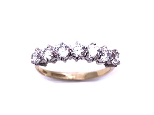 14ct Yellow Gold CZ Eternity Ring