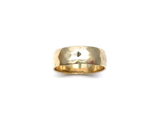 9ct Yellow Gold Plain Wedding Ring 6mm