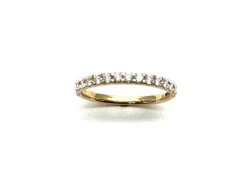 9ct Yellow Gold Diamond Eternity Ring 0.33ct