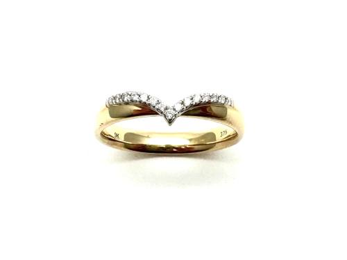 9ct Yellow Gold Diamond Wedding Ring 0.08ct