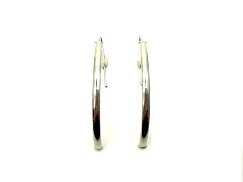 9ct White Gold Fancy Drop Earrings