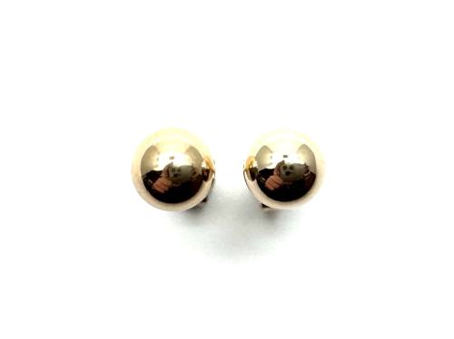 9ct Yellow Gold Ball Stud Earrings 5mm