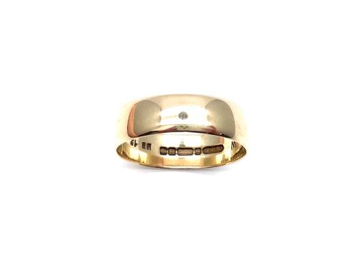 18ct Yellow Gold Plain Wedding Ring