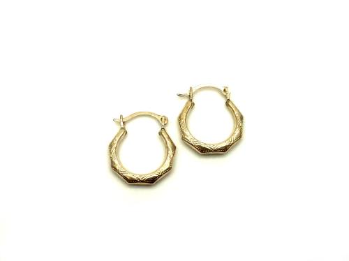 9ct Yellow Gold Baby Hoop Earrings