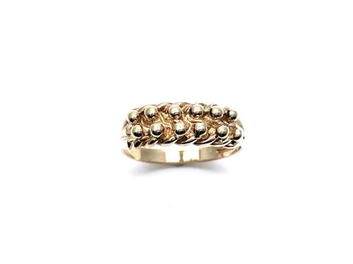 9ct Yellow Gold Keeper Ring