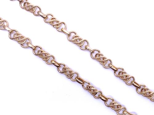 9ct Yellow Gold Fancy Chain 20 Inch