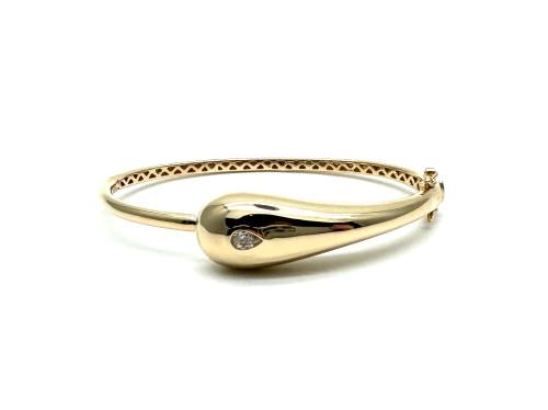 Moteo Diamond Water Droplet Bangle