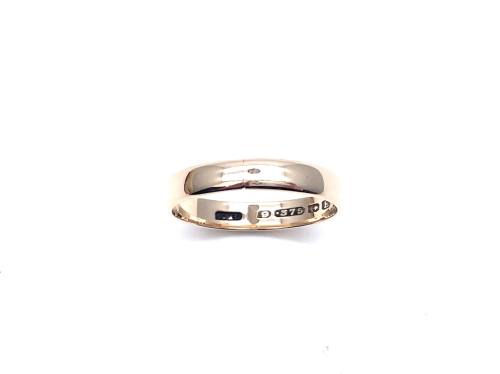 9ct Yellow Gold Plain Wedding Ring