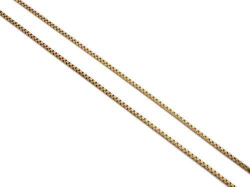 9ct Yellow Gold Fine Box Chain