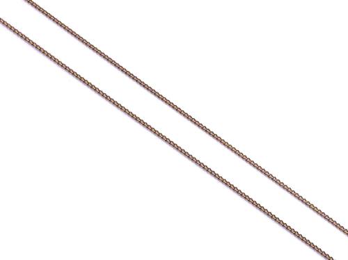 9ct Yellow Gold Fine Curb Chain